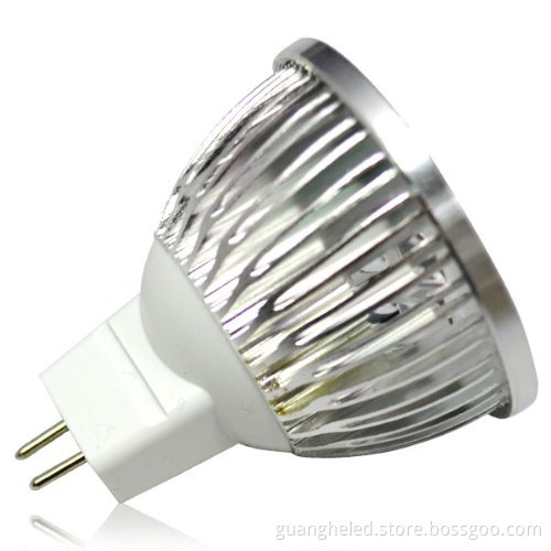 Gu5.3 MR16 3W 255lm 6000k White Light Spotlight Bulb (12V)